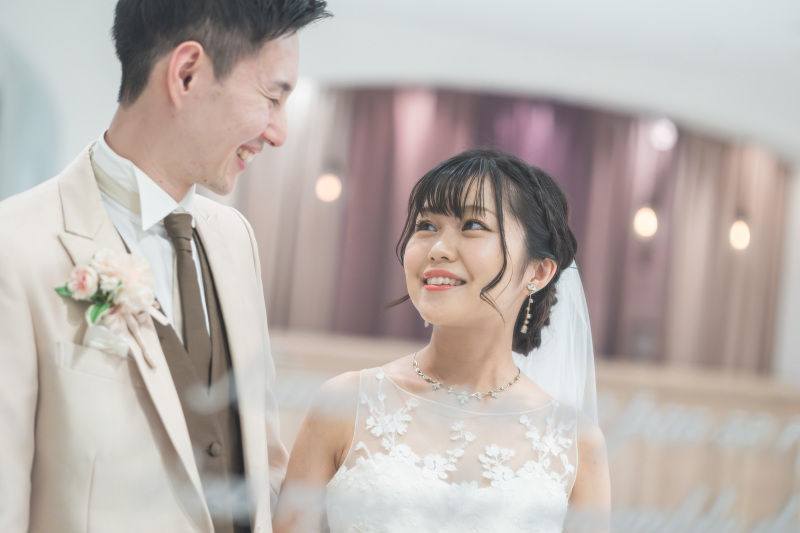 鏡を使って…♡