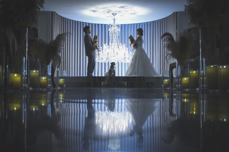 ブルーライトで神秘的に＊