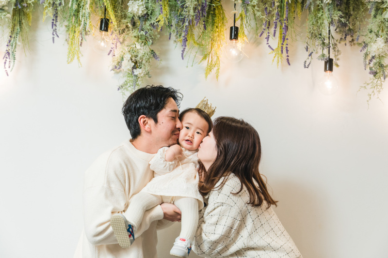 ほっぺにちゅっ♡