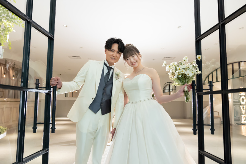 エントランスから撮影スタート