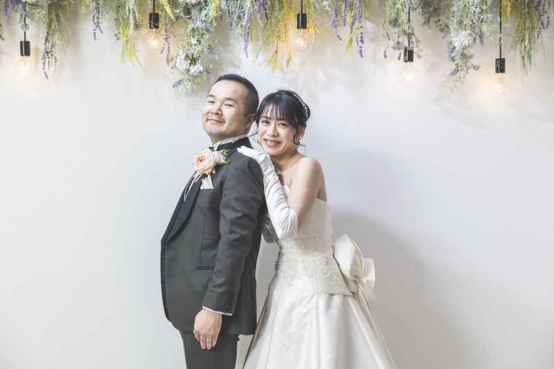 肩に手を添えて♡