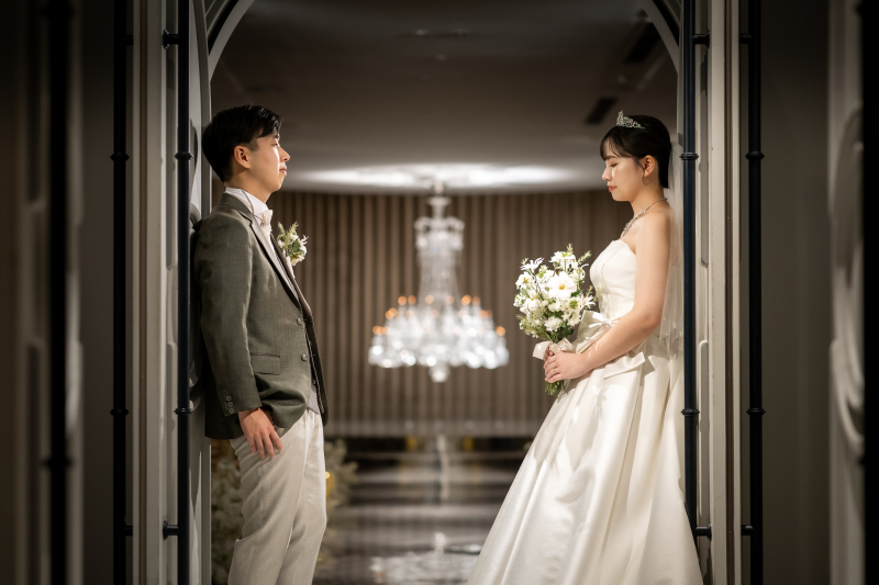 祝福の扉の前で♡