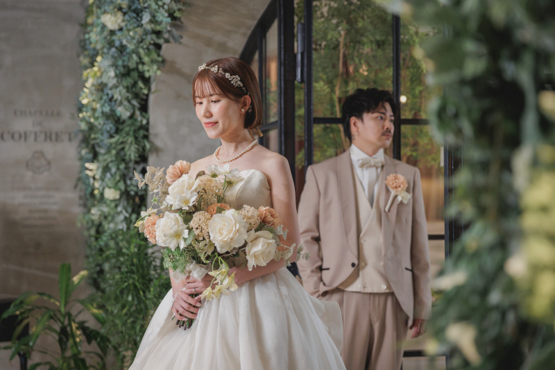 エントランスにて