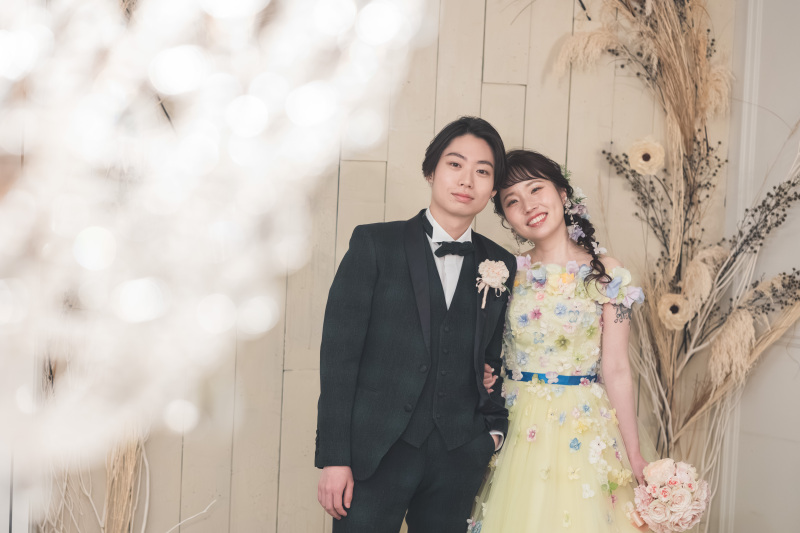 カメラ目線でニッコリ♡