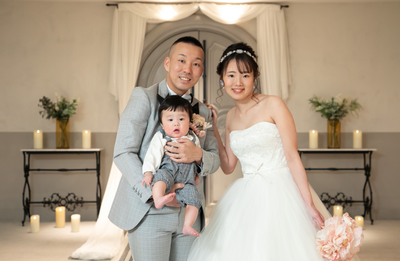 お子様とご一緒に♪館内洋装フォトプラン！