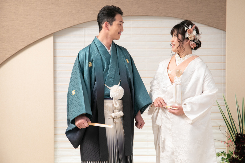 まずは和装ブースで♪