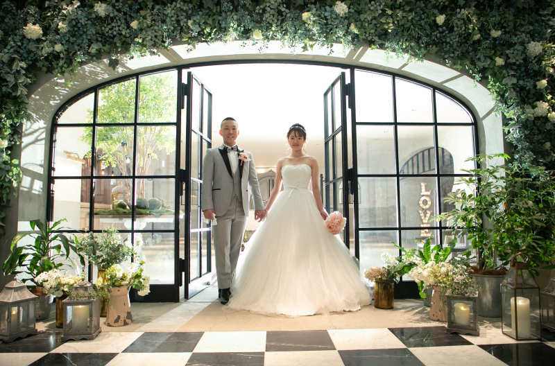 グリーンに囲まれて