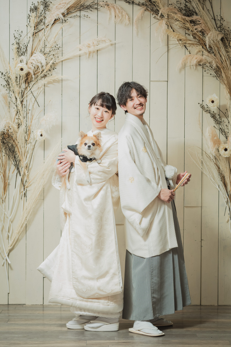 わんちゃんと一緒に