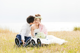 人気！！海でのロケーションフォト！