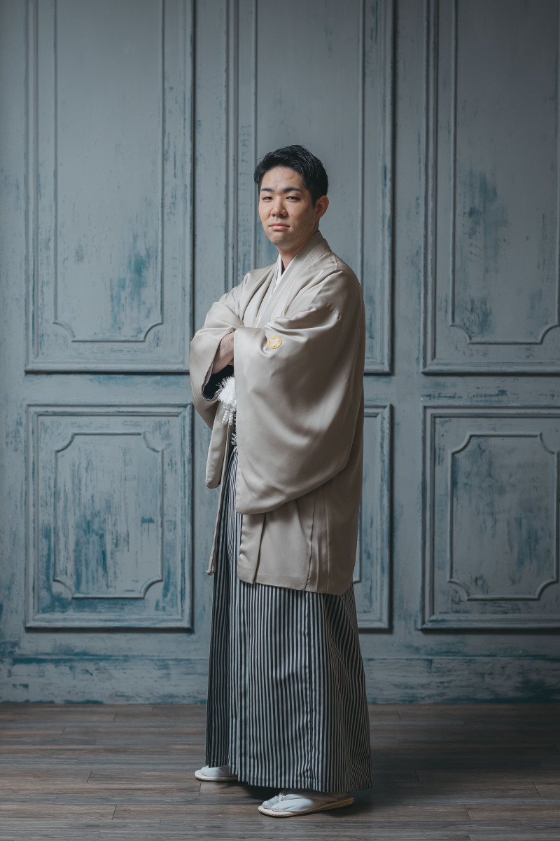 新郎様ソロショットも