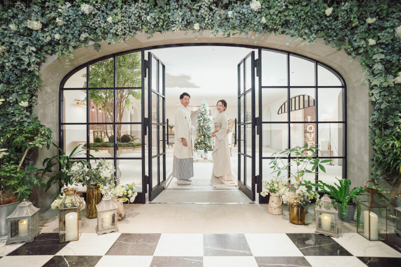 まずは和装から撮影スタートです♡