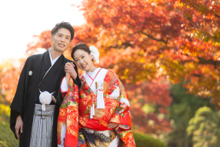 紅葉とともに＊和装ロケーションプラン！