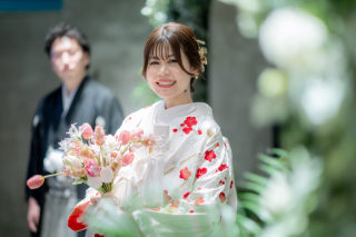 笑顔が花咲く　和装＆洋装2着フォトプラン✦