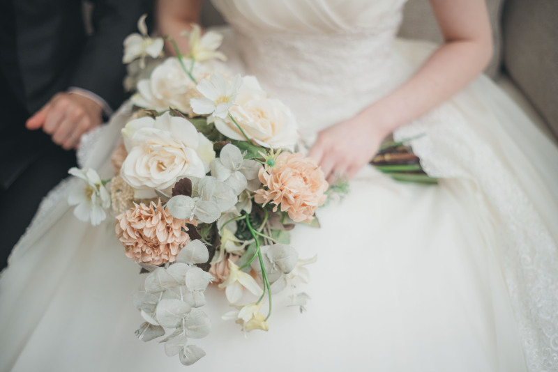 新婦様のブーケショット！