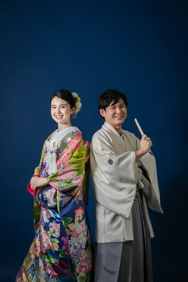 洋装から着替えて和装での撮影スタート☆