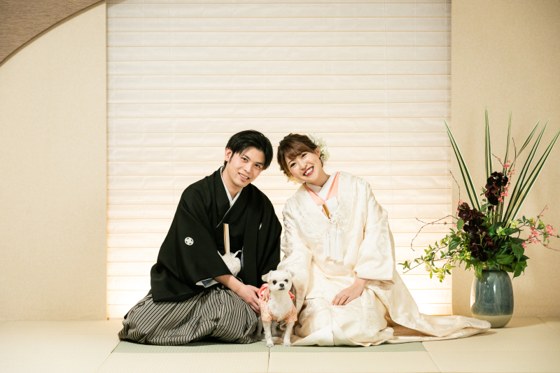 わんちゃんと一緒に！