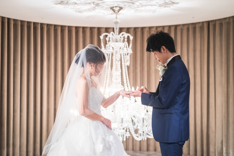 そして指輪の交換