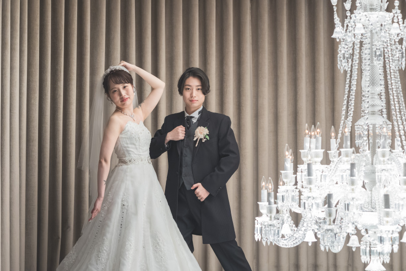 お二人らしいポーズで♡