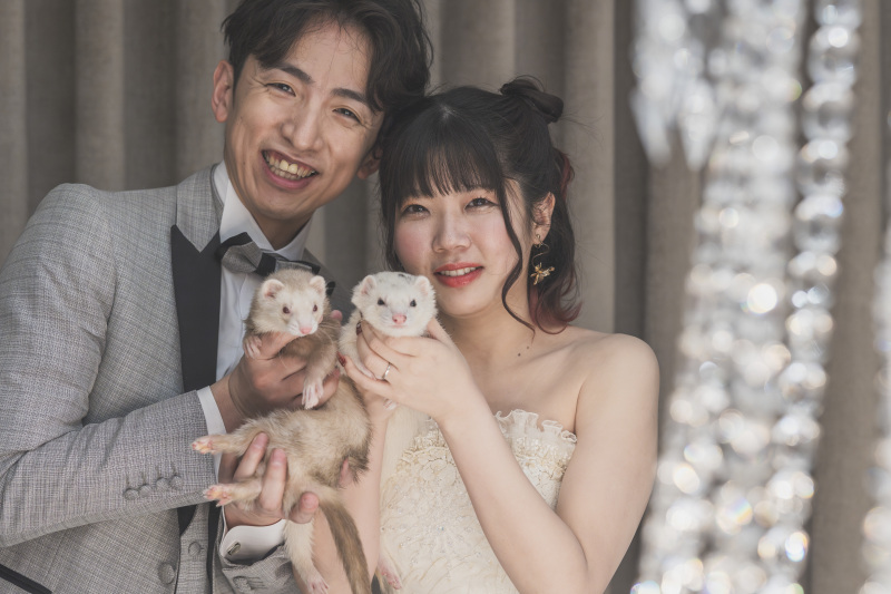 フェレットと一緒に♡