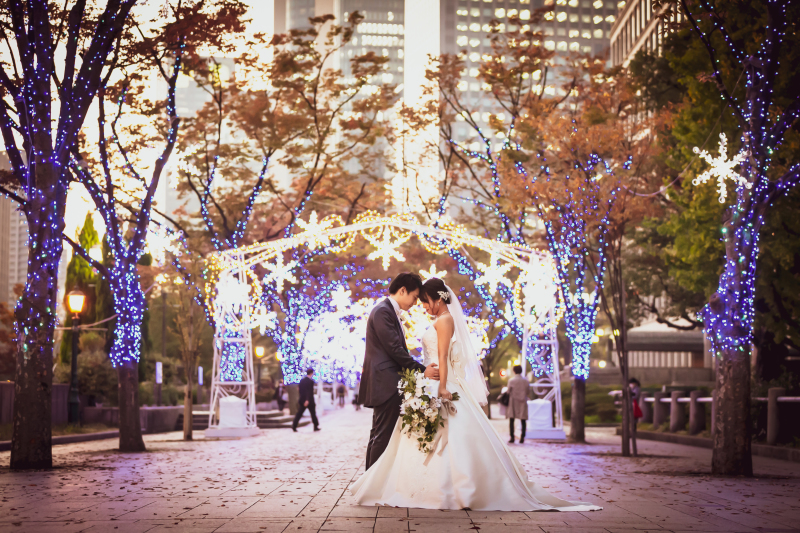 中央公会堂でナイトロケ 撮影日 年11月13日 梅田 Switch梅田 大阪府でフォトウェディング探すならphotorait