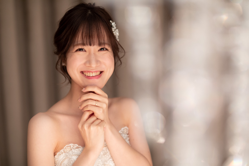 笑顔のショット