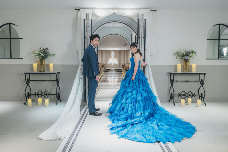 一目惚れしたカラードレスでPHOTOWEDDING♩