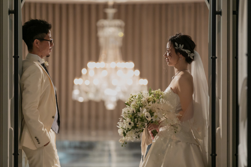 幻想的なチャペルフォト