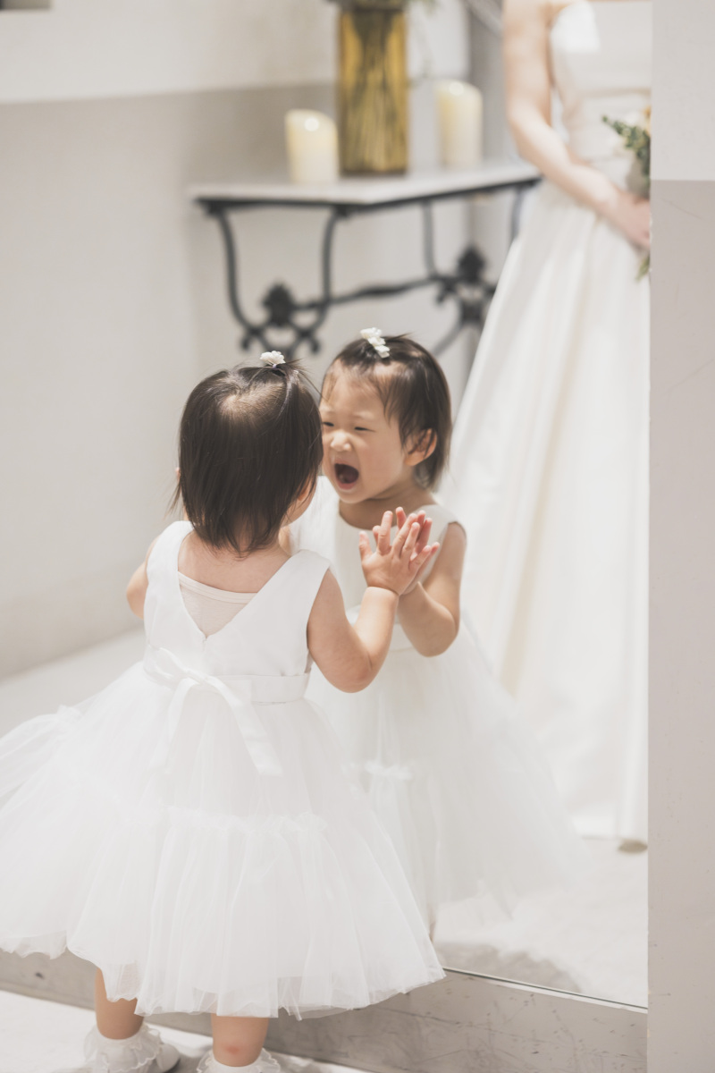 ドレスに大興奮☆