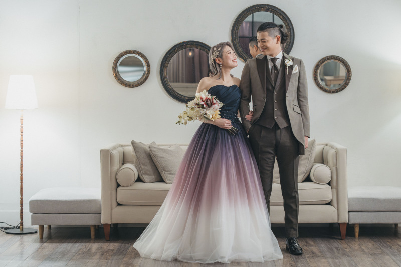 数多くのカラードレスから運命の一着を✦