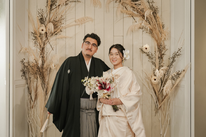 対照的でありながらも調和のとれたおふたり