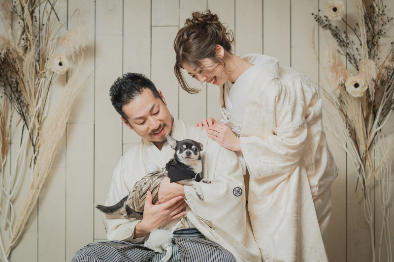 フォトスタジオで和装