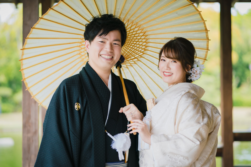 番傘ショットも☆