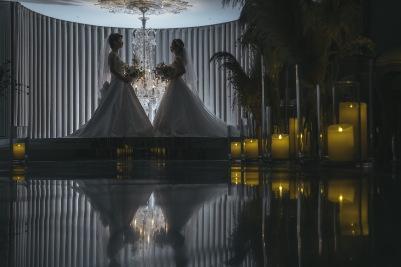 挙式風フォト -館内洋装-