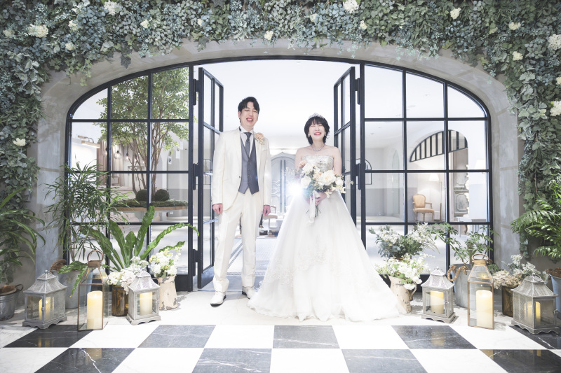 エントランスにて