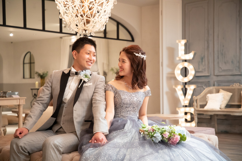 見つめ合うお二人