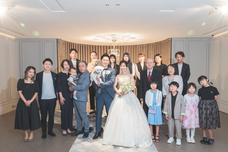 結びは家族全員で！