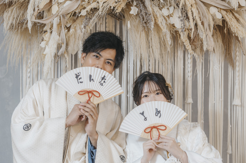 フォトブースにて