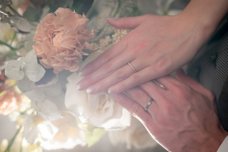 最後は手元ショット