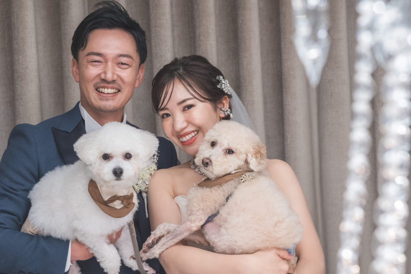 愛犬への想いが詰まったフォトウェディング