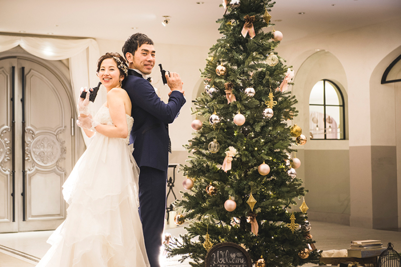 クリスマスツリーと一緒に!!