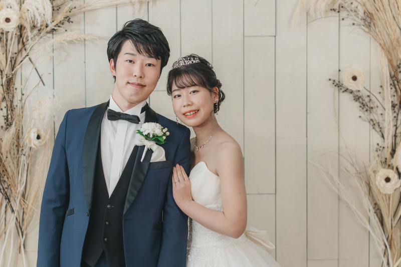 寄り添ってツーショット！