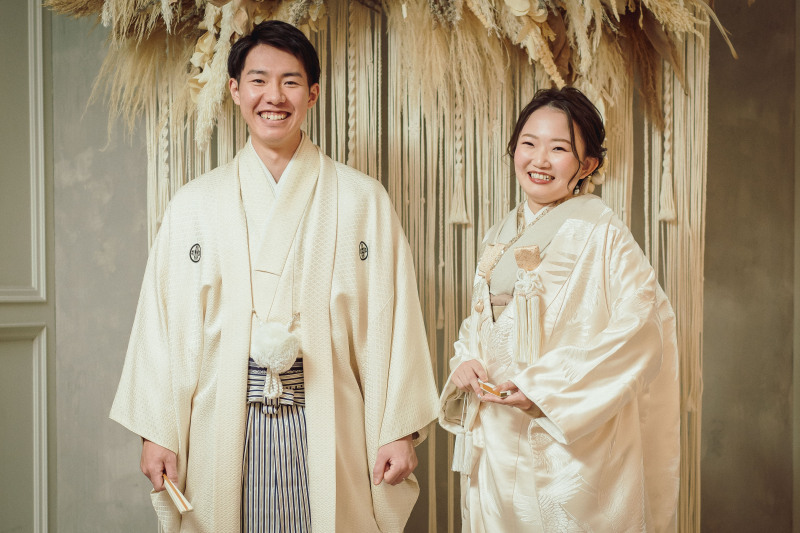 ドライフラワーブースにて