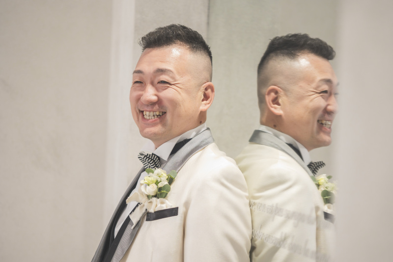 新郎様のソロカット