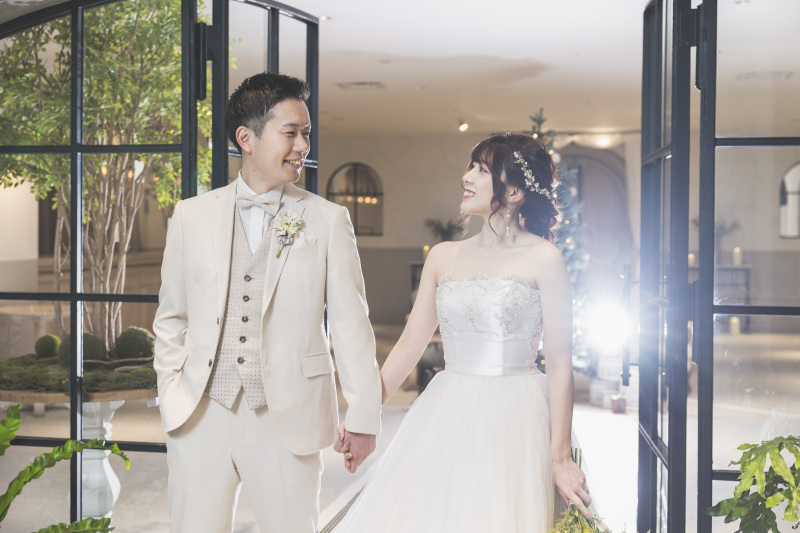 エントランスにて