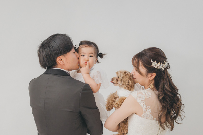 家族で残すフォトウェディング♡