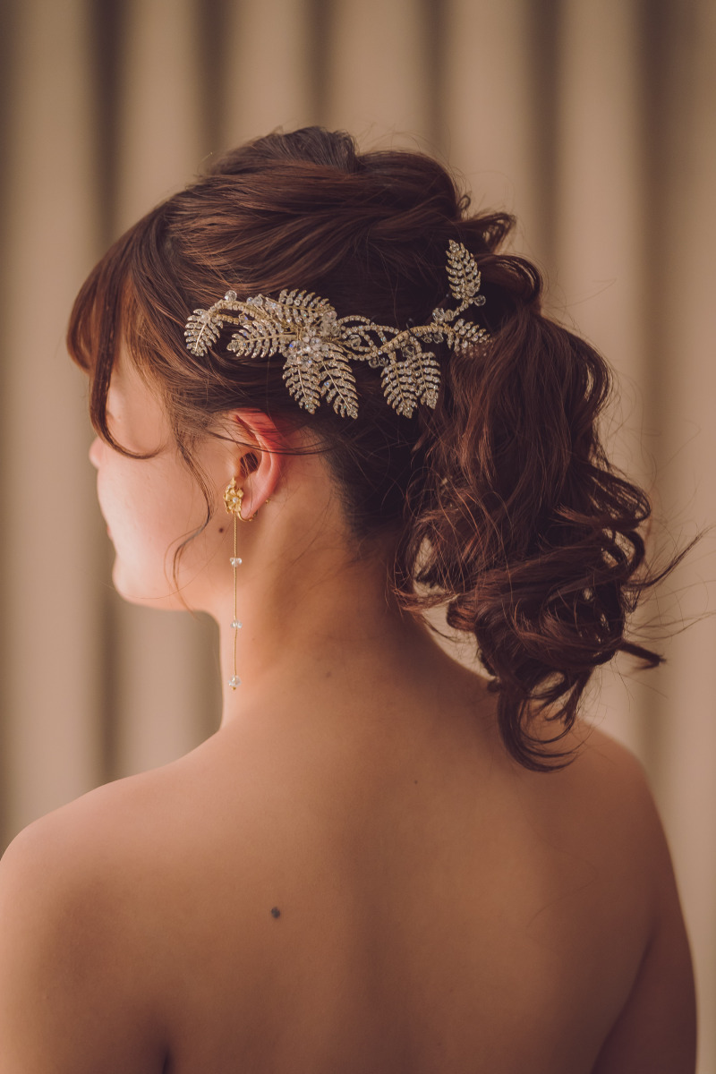 洋装のヘアスタイル