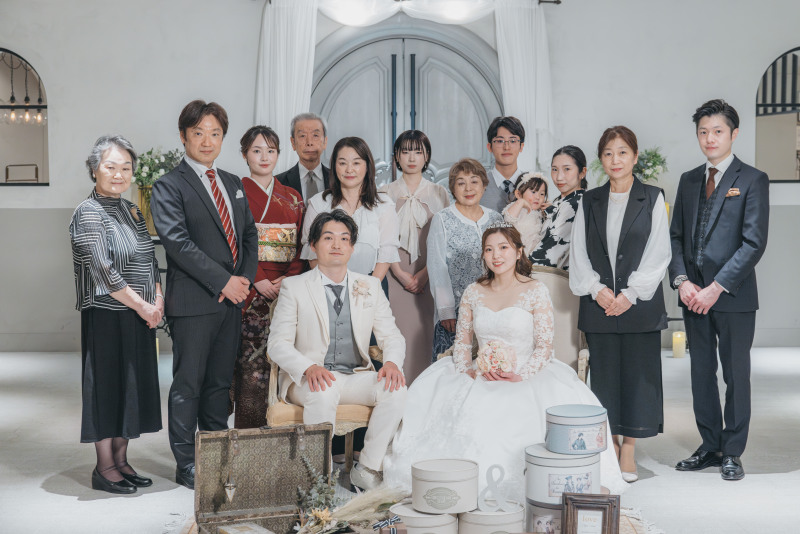 家族みんなでマタニティフォトウェディング♩　