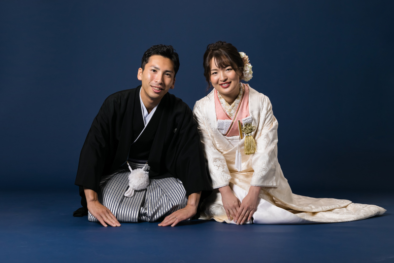 和装から撮影スタート!