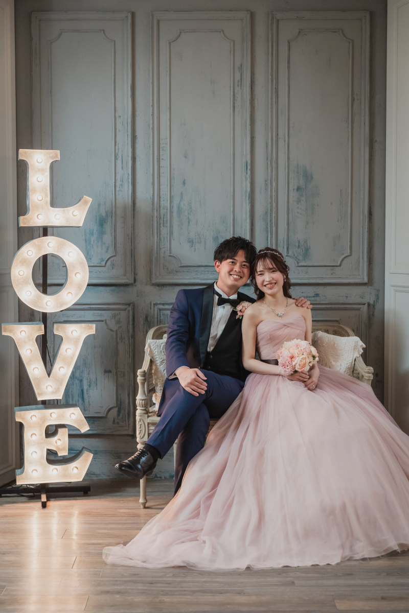 ナイトウエディングのような雰囲気に