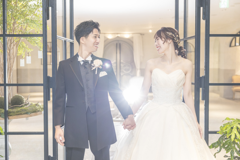 エントランスにて